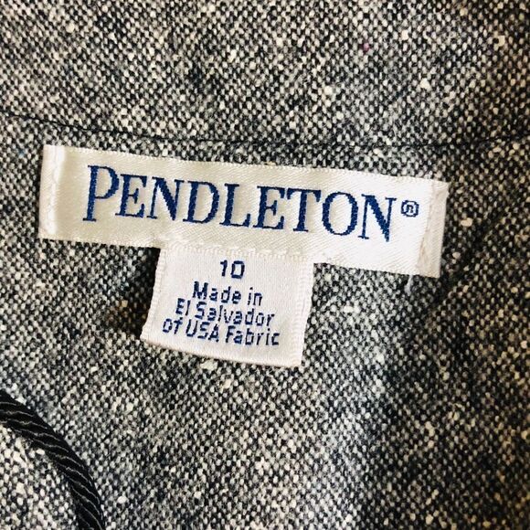 PENDLETON Skirt Suit 100% Wool Womens 10/12 - Picture 6 of 8
